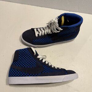 Nike Blazer Mid Woven 'Blackened Blue' Men Size 10.5 - Only Worn Once 555093-400